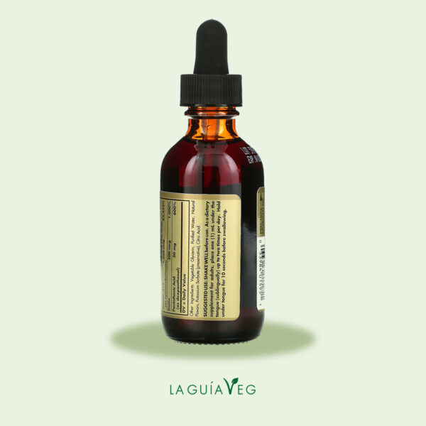 Vitamina B12 Líquida 2000mcg Solgar Vegana