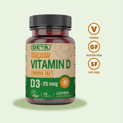 Vitamina D3 Vegana 1000IU DEVA
