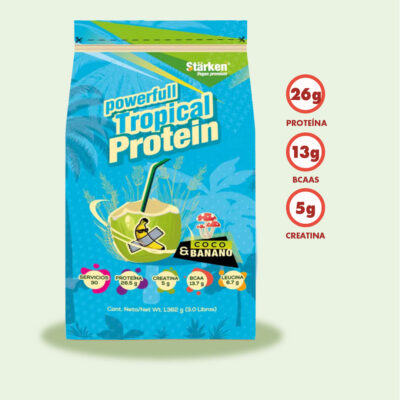 Proteína Vegana Powerfull Tropical Protein 3 Lbs Stärken